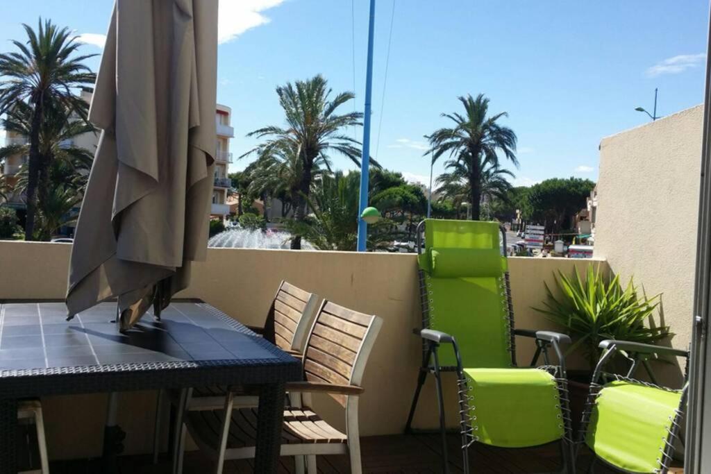 Beau T2 Climatise Avec Terrasse 100M Plage Saint-Cyprien  Exterior foto